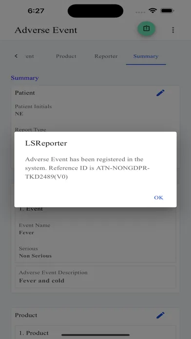 LifeSphere Reporter Screenshots