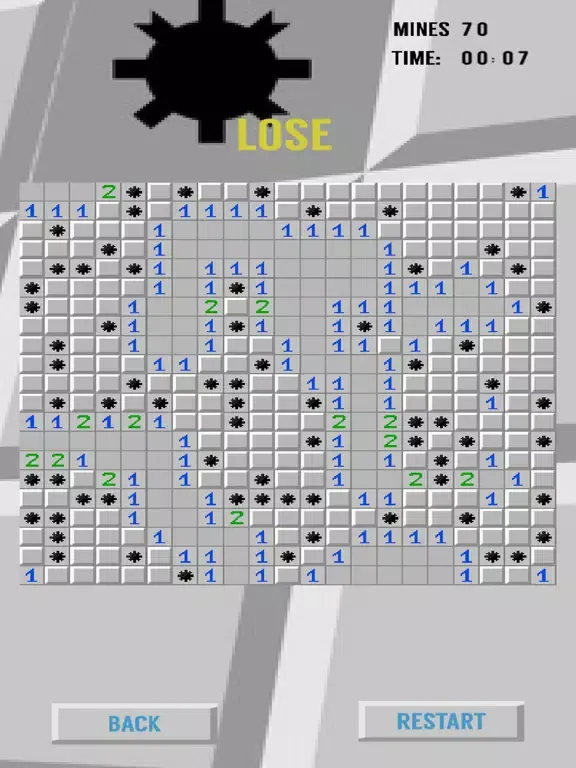 Minesweeper - classic arcade game of all times iPad 应用截图