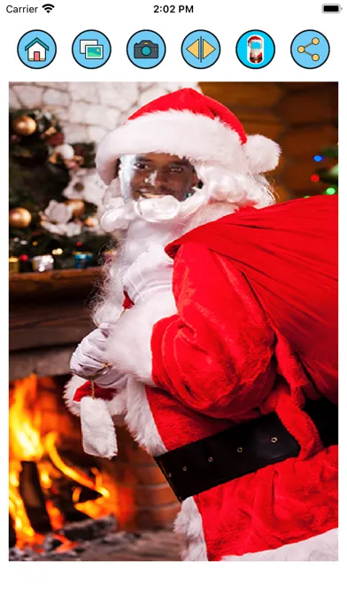 Zrzuty ekranu Photomontage with Santa Claus