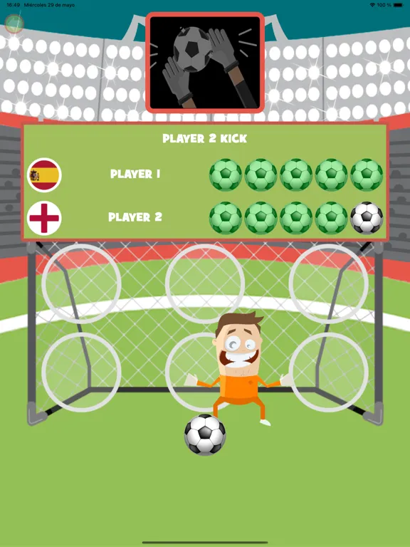 Скриншоты Penalty free kick shoot iPad 