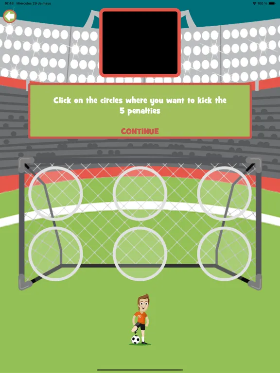 Скриншоты Penalty free kick shoot iPad 