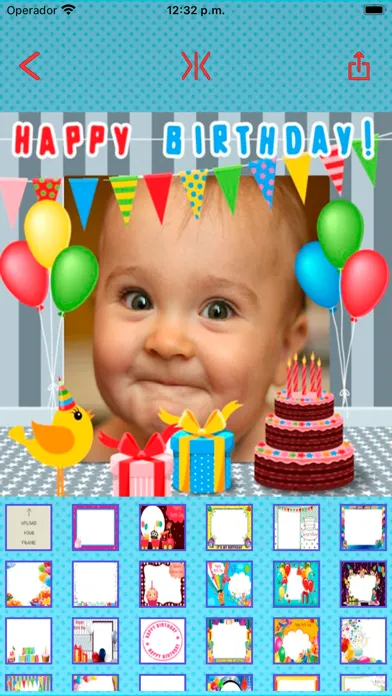 Happy birthday photos frames应用截图