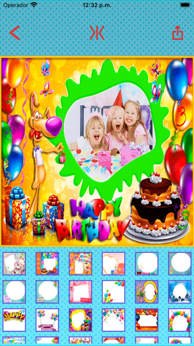 Happy birthday photos frames應用截圖
