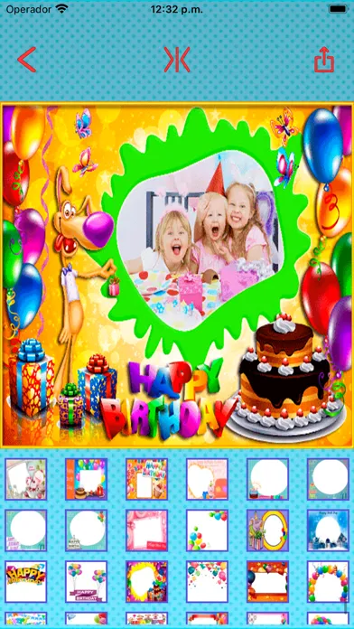 Happy birthday photos frames应用截图
