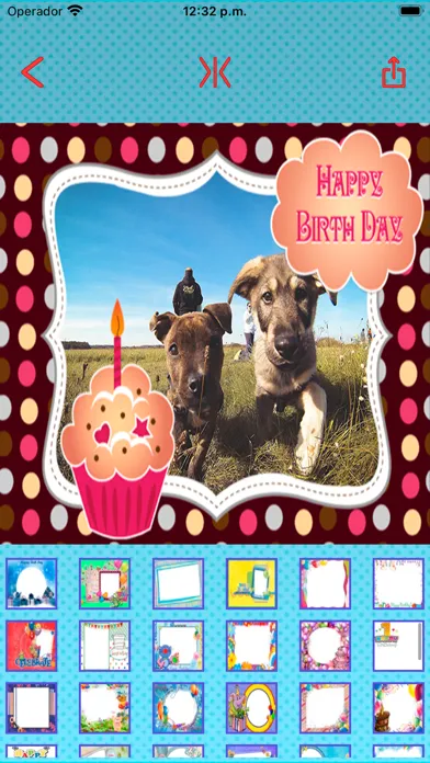 Happy birthday photos frames应用截图