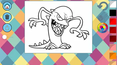 Book of monsters to paint স্ক্রিনশট