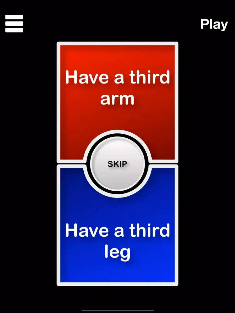 What do you choose? iPad 应用截图
