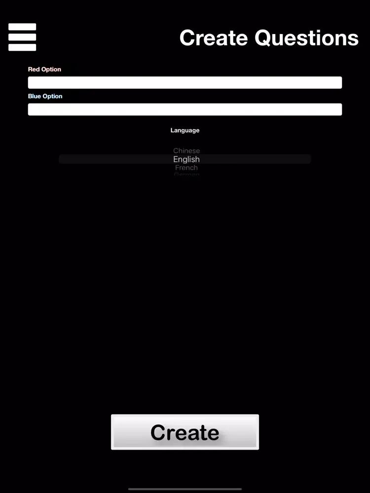 What do you choose? iPad 应用截图