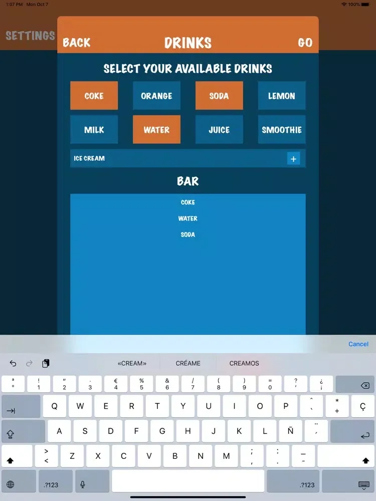 Shots Drink Party Game iPad  Screenshots
