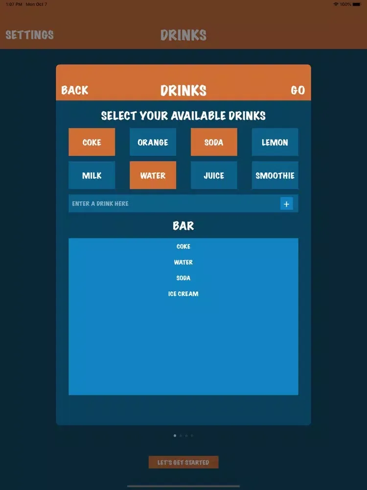 Shots Drink Party Game iPad  Screenshots