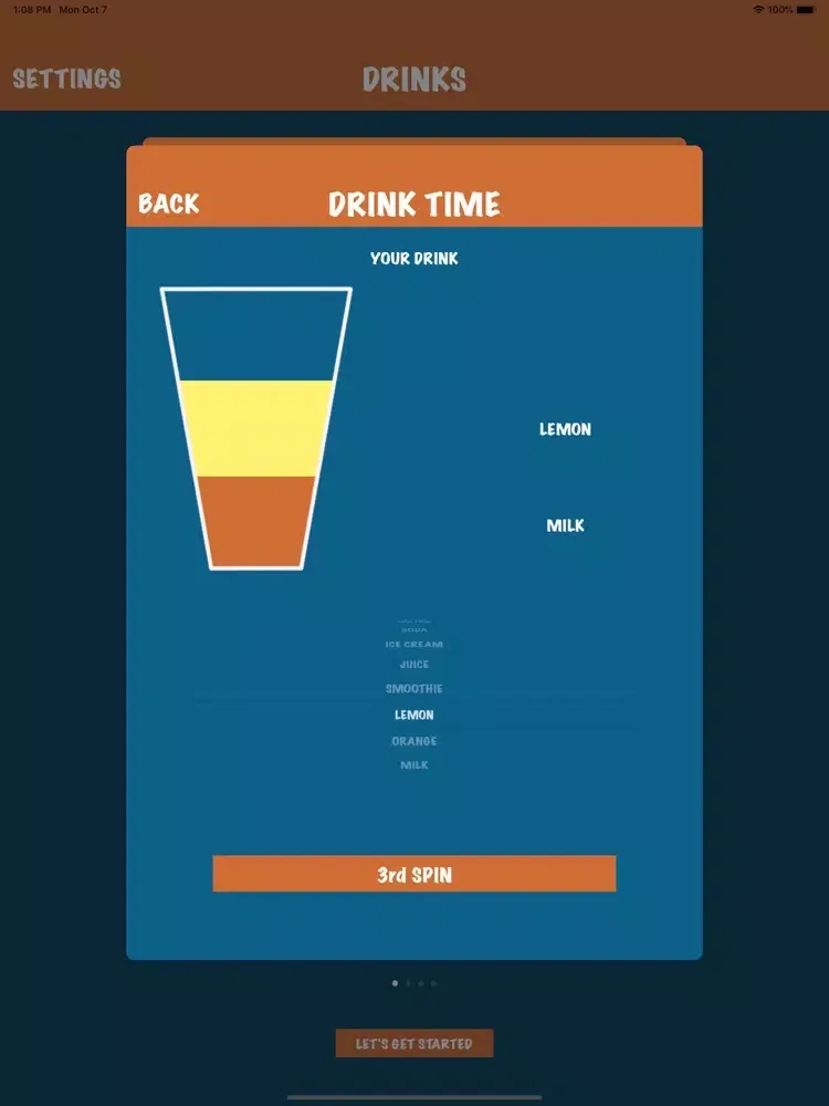 Shots Drink Party Game iPad  Screenshots