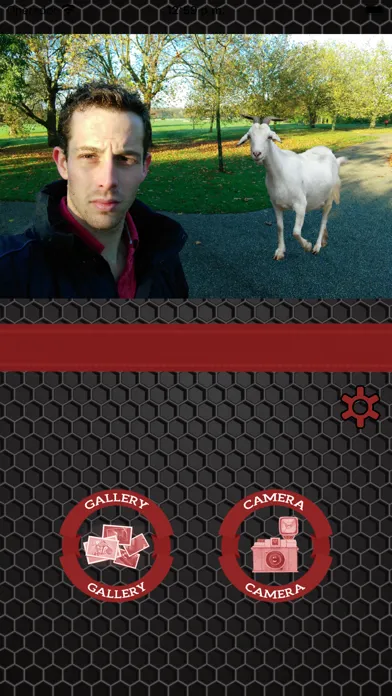 Capturas de pantalla de Goat stickers on photos