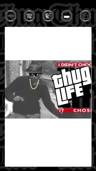 Скриншоты Thug Life photo stickers