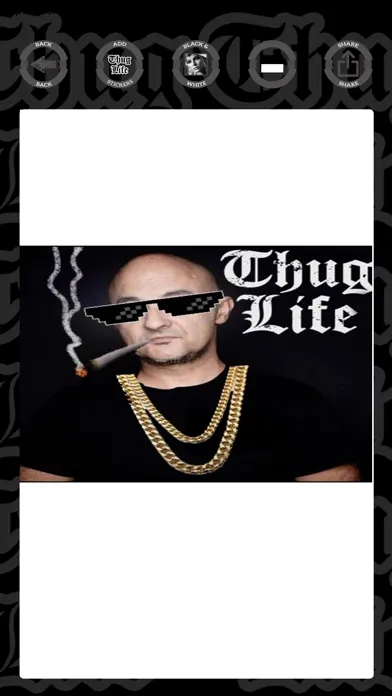 Скриншоты Thug Life photo stickers