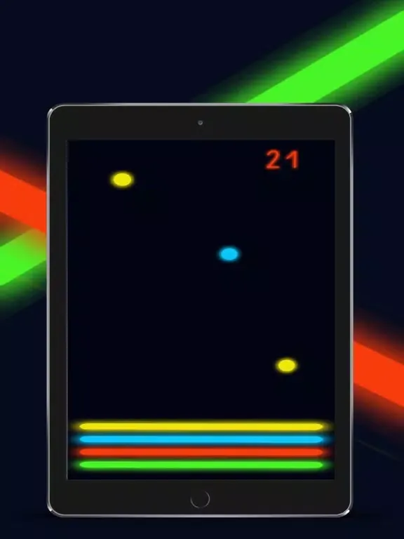 Neon Balls Bounce iPad  स्क्रीनशॉट