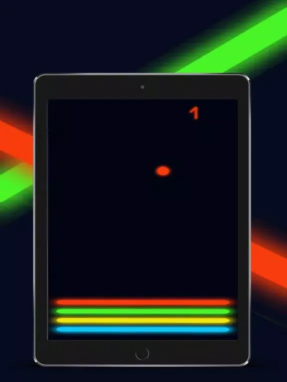 Neon Balls Bounce iPad  स्क्रीनशॉट