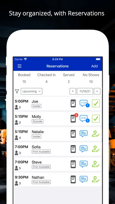 Waitly Waitlist & Reservations سکرین شاٹس