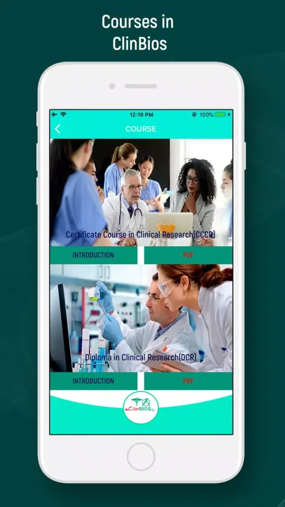ClinBios سکرین شاٹس