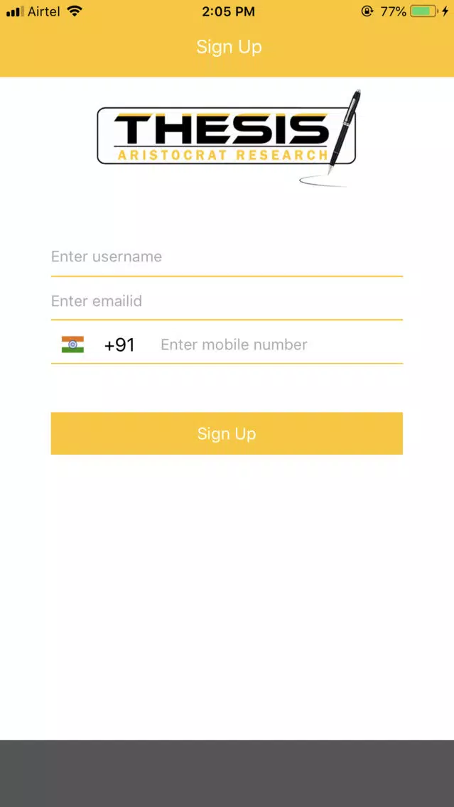 ภาพหน้าจอของ ThesisTips