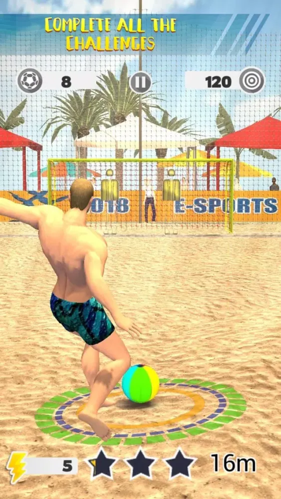 Captures d'écran de Super Kick Beach Soccer 2018