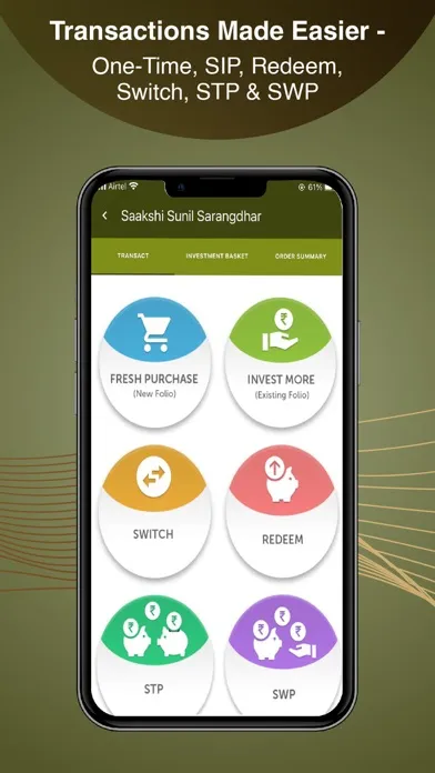Capturas de pantalla de AnandRathi MutualFunds–RM