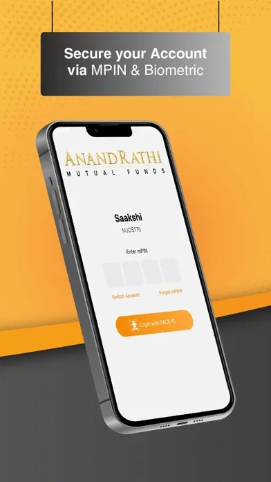 Ảnh chụp màn hình của AnandRathi MutualFunds–Client