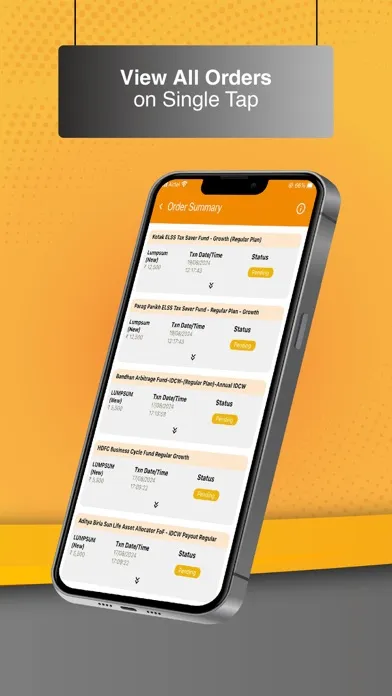 Ảnh chụp màn hình của AnandRathi MutualFunds–Client