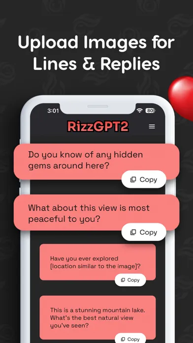 RizzGPT2: LIVE AI Rizz Wingman স্ক্রিনশট
