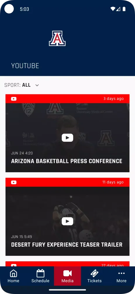 Arizona Wildcats應用截圖