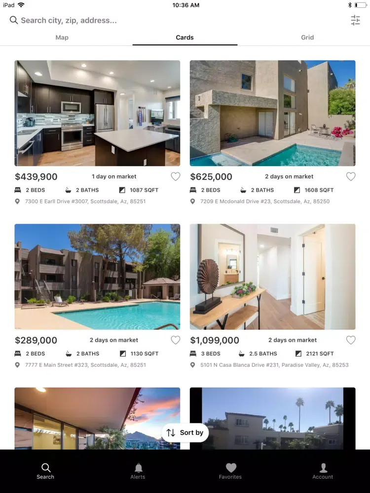 Arizona Property Search iPad  Screenshots