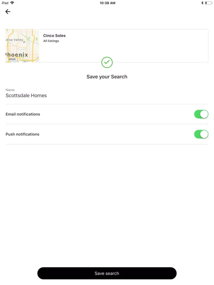 Arizona Property Search iPad  Screenshots