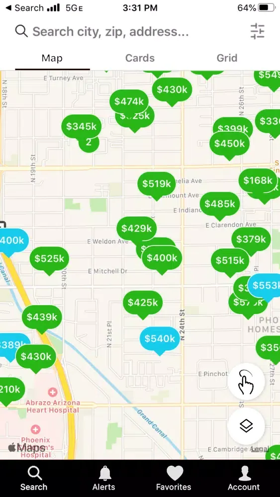 Arizona Property Search Screenshots