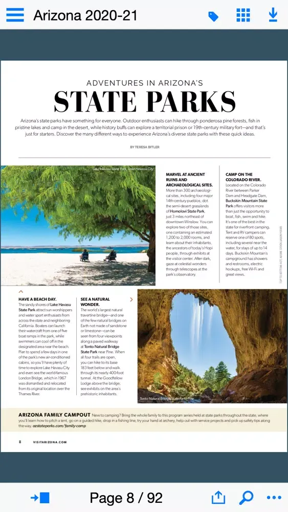 Arizona Official Travel Guide স্ক্রিনশট
