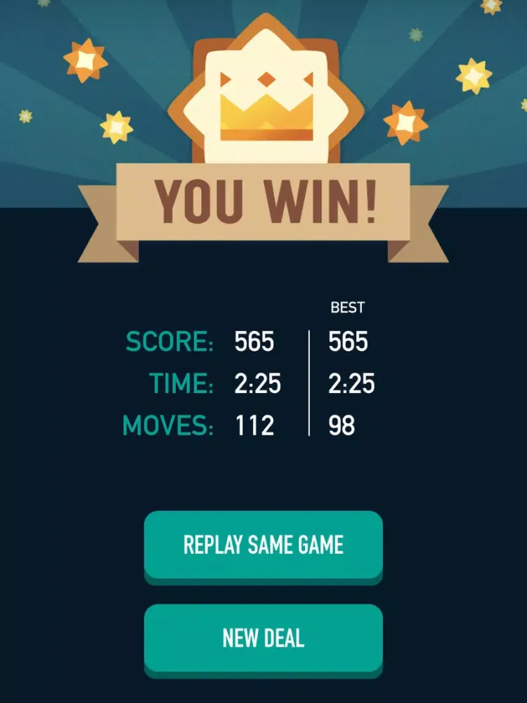 Скриншоты Solitaire by ARJ iPad 