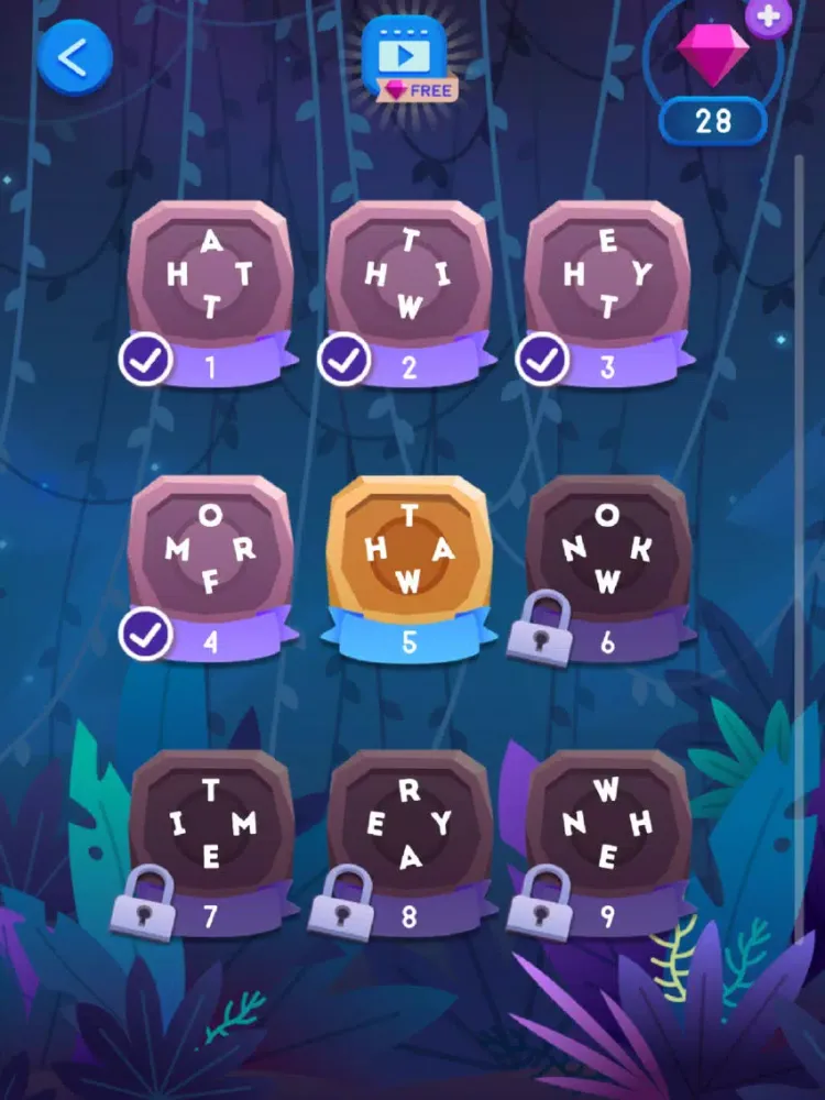 Capturas de pantalla de Word Safari Adventure iPad 
