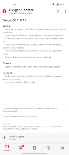 Oxygen Updater應用截圖