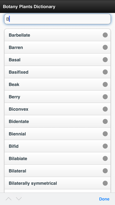 Botany Dictionary Offline Free Screenshots