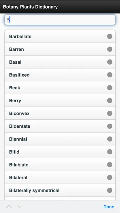 Botany Dictionary Offline Free应用截图