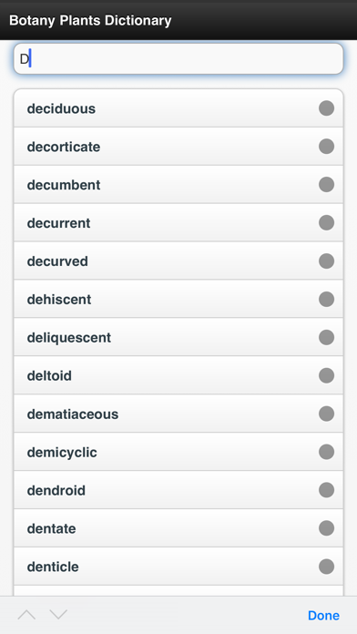 Botany Dictionary Offline Free Screenshots