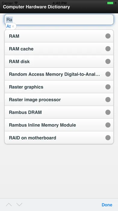 Hardware Dictionary Offline Screenshots