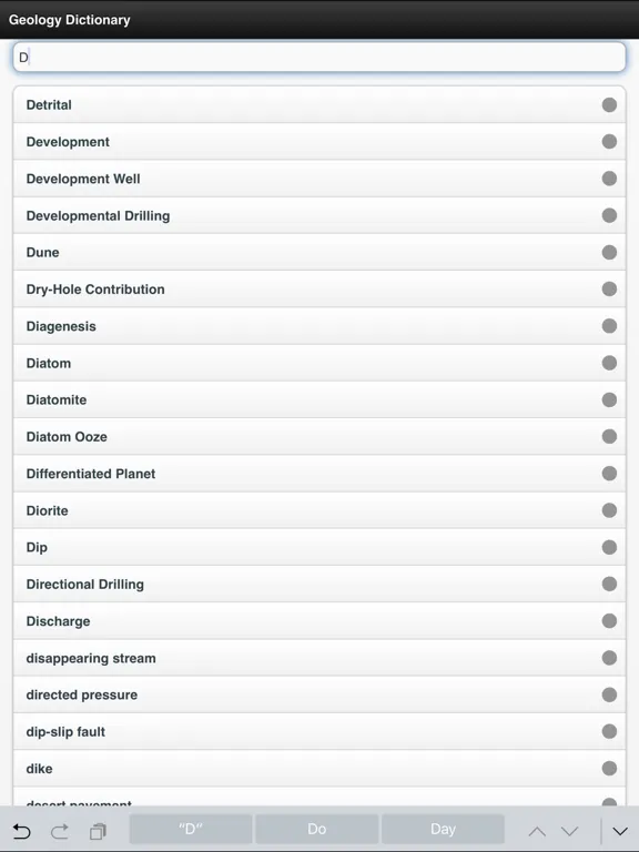 Geology Dictionary Offline iPad  स्क्रीनशॉट