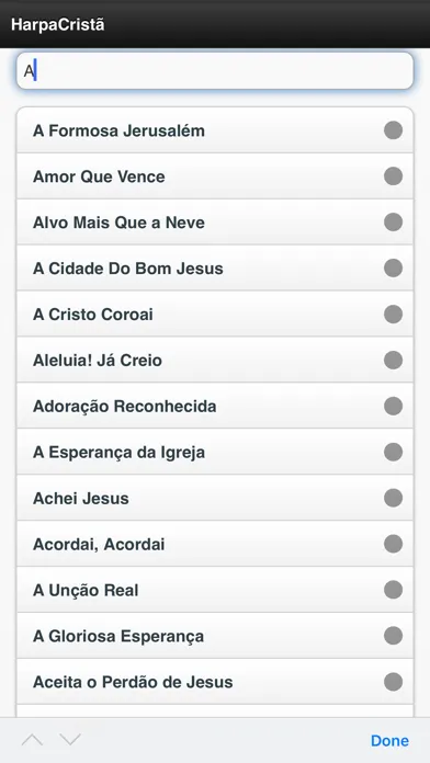 Harpa Crista (Bible Hymns in Portuguese Free) Screenshots