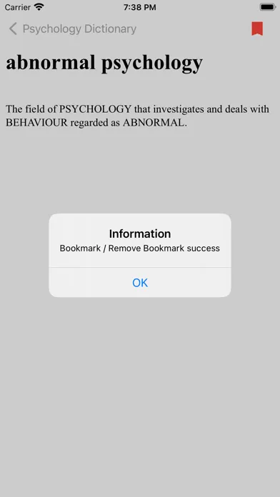 Psychology Dictionary Offline स्क्रीनशॉट
