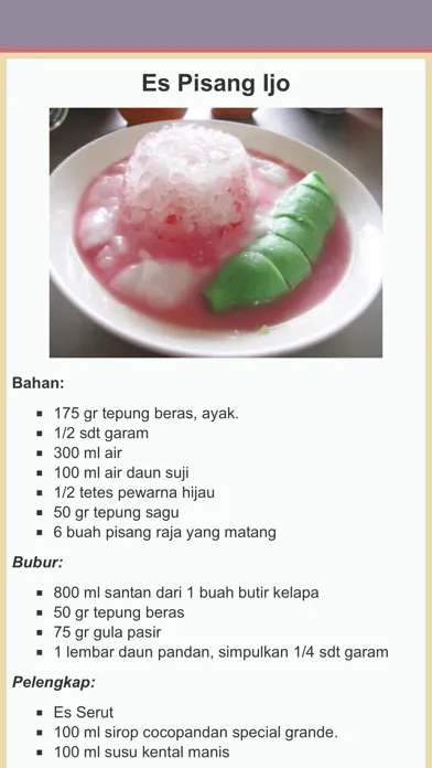 Resep Es Indonesia سکرین شاٹس