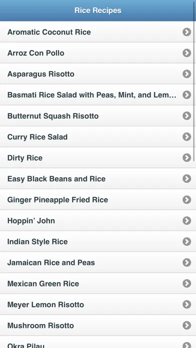 ภาพหน้าจอของ Rice Recipes Yummy