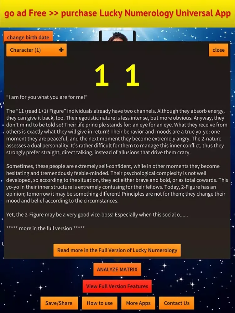 Tangkapan skrin Lucky Numerology Free iPad 