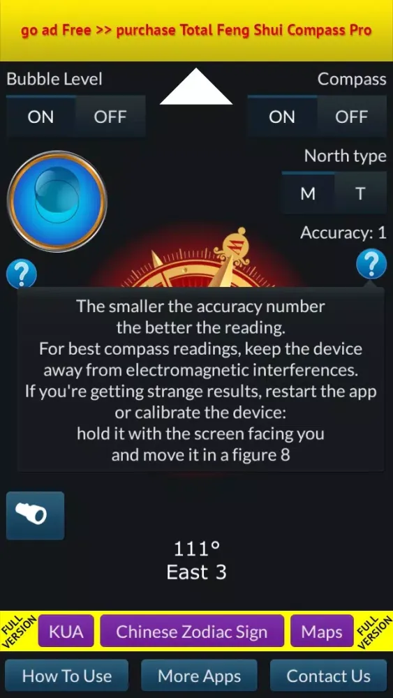 Скриншоты Total Feng Shui Compass Free Pocket Edition