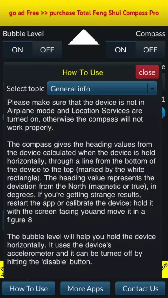 Скриншоты Total Feng Shui Compass Free Pocket Edition
