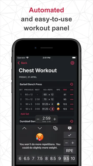 SmartWorkout - Gym Log Tracker應用截圖