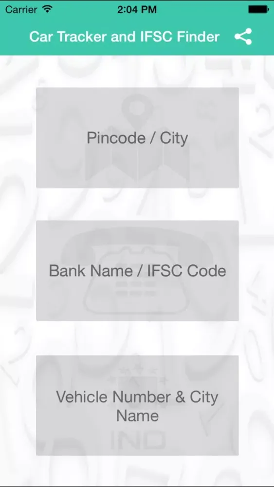 IFSC Finder and Car Tracker應用截圖